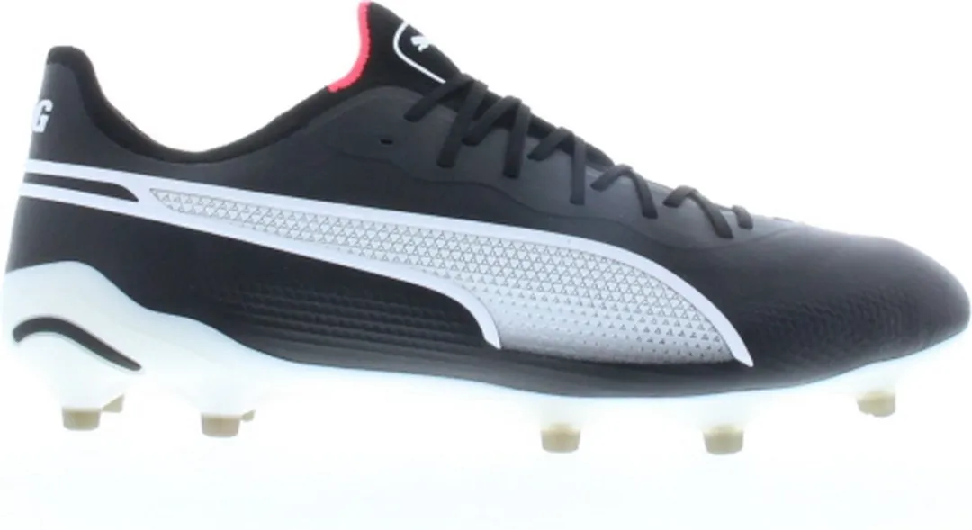 PUMA King Ultimate Voetbalschoenen FG/AG 46 - Zwart/Wit - afbeelding 6 van 6