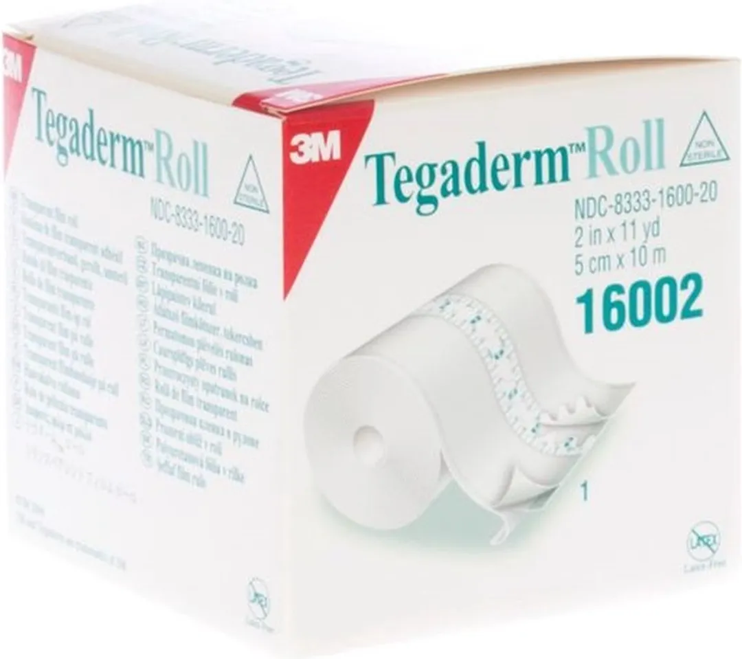 3M Tegaderm Roll Film Transparant 5cmx10m