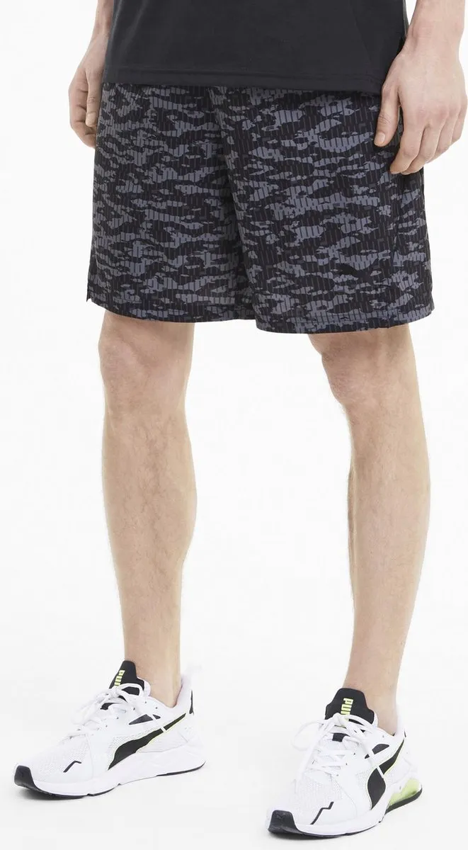 PUMA Train AOP Woven 8" Short - Maat M - Zwart - afbeelding 3 van 5