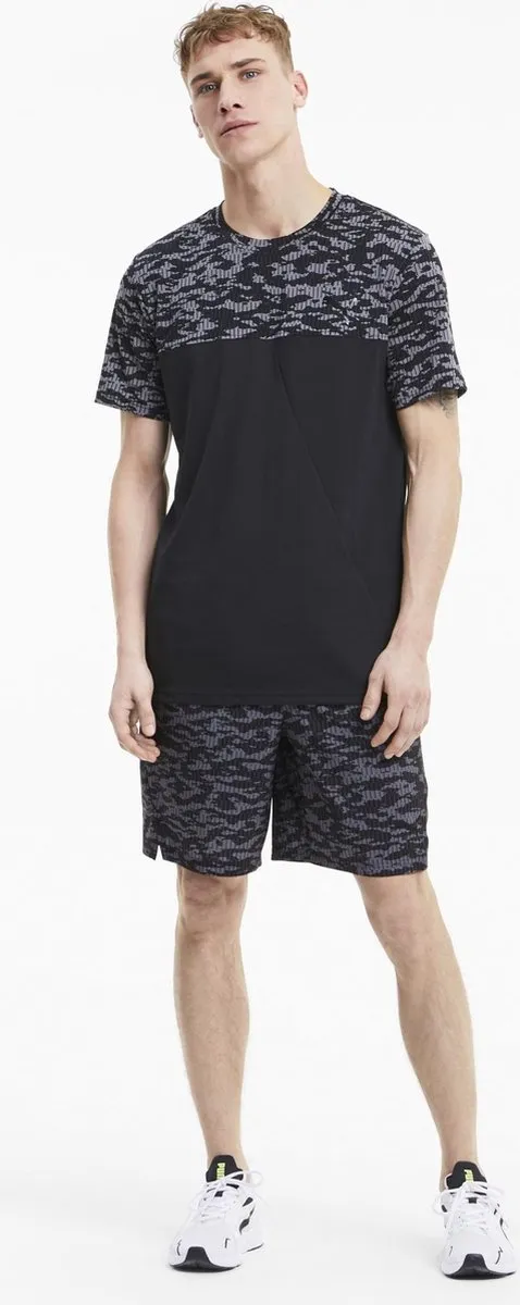 PUMA Train AOP Woven 8" Short - Maat M - Zwart - afbeelding 5 van 5