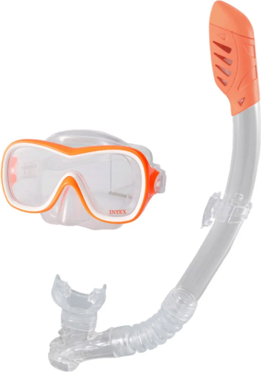 Intex Aquaflow Sport Wave Rider Snorkelset - Oranje