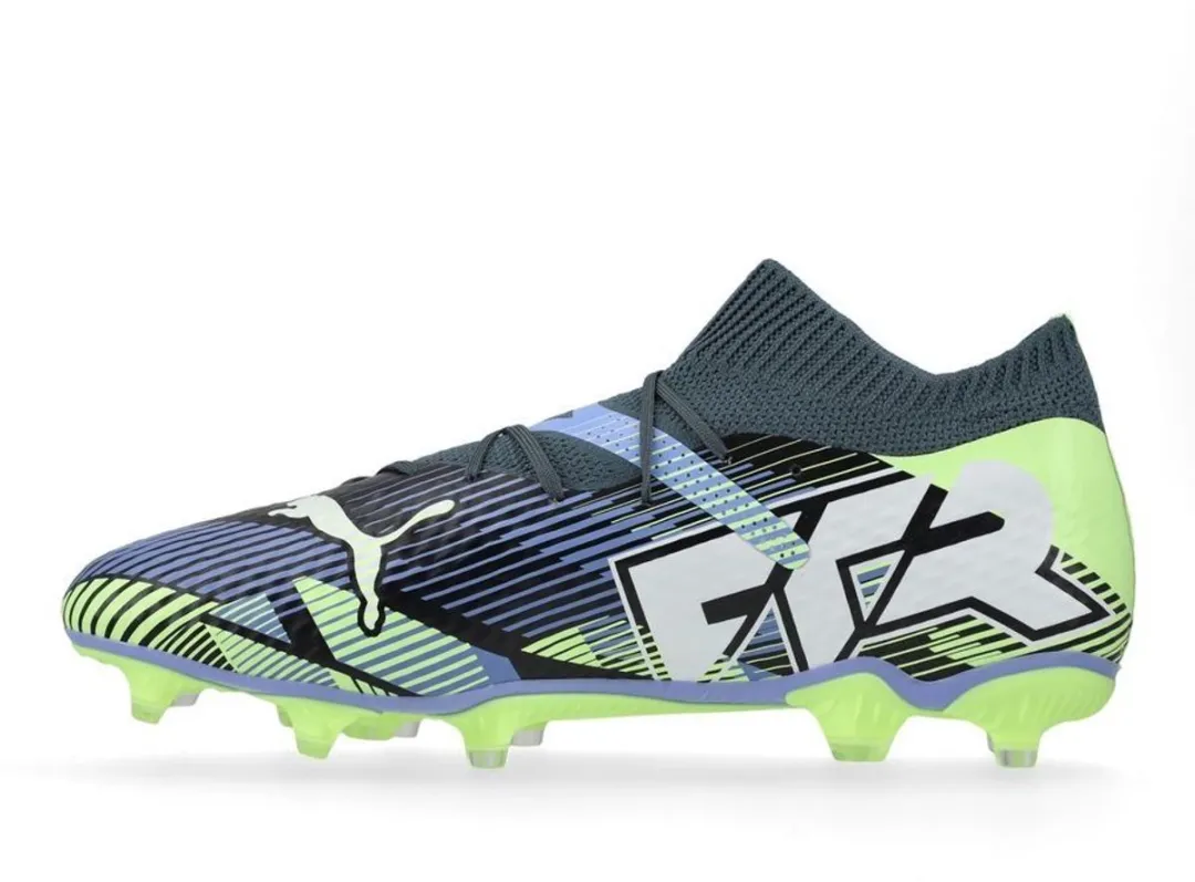 PUMA Future 7 Pro Voetbalschoenen 42.5 - Gray Skies/Wit/Fizzy Apple