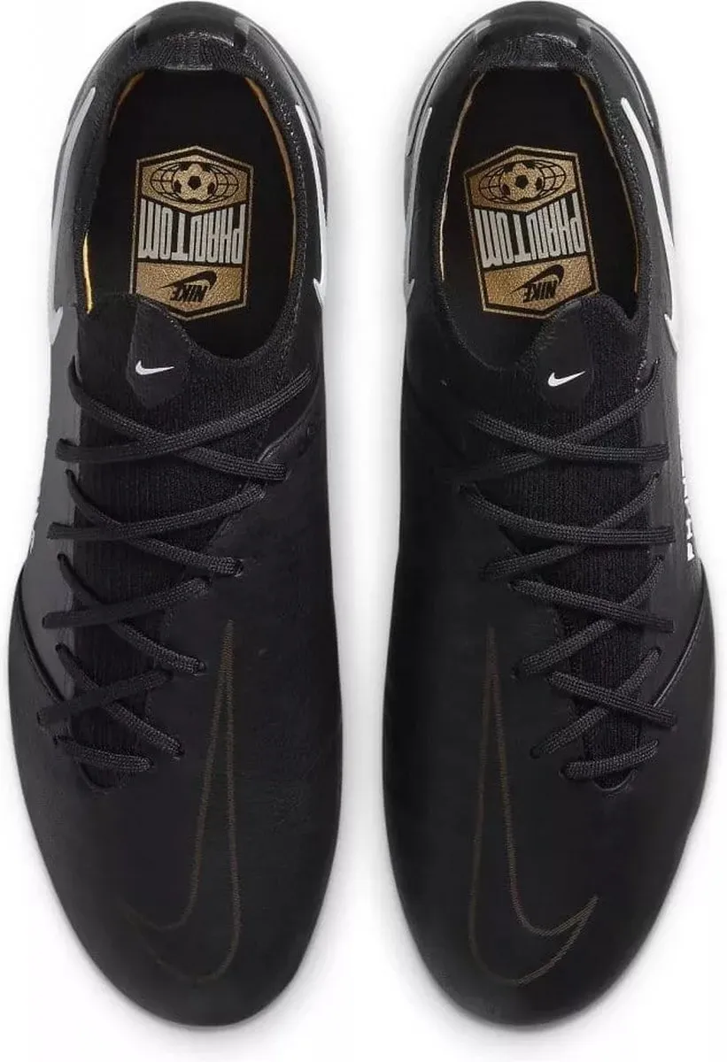 Nike Phantom GT Elite FG Voetbalschoenen - Maat 38.5 - Zwart/Goud
