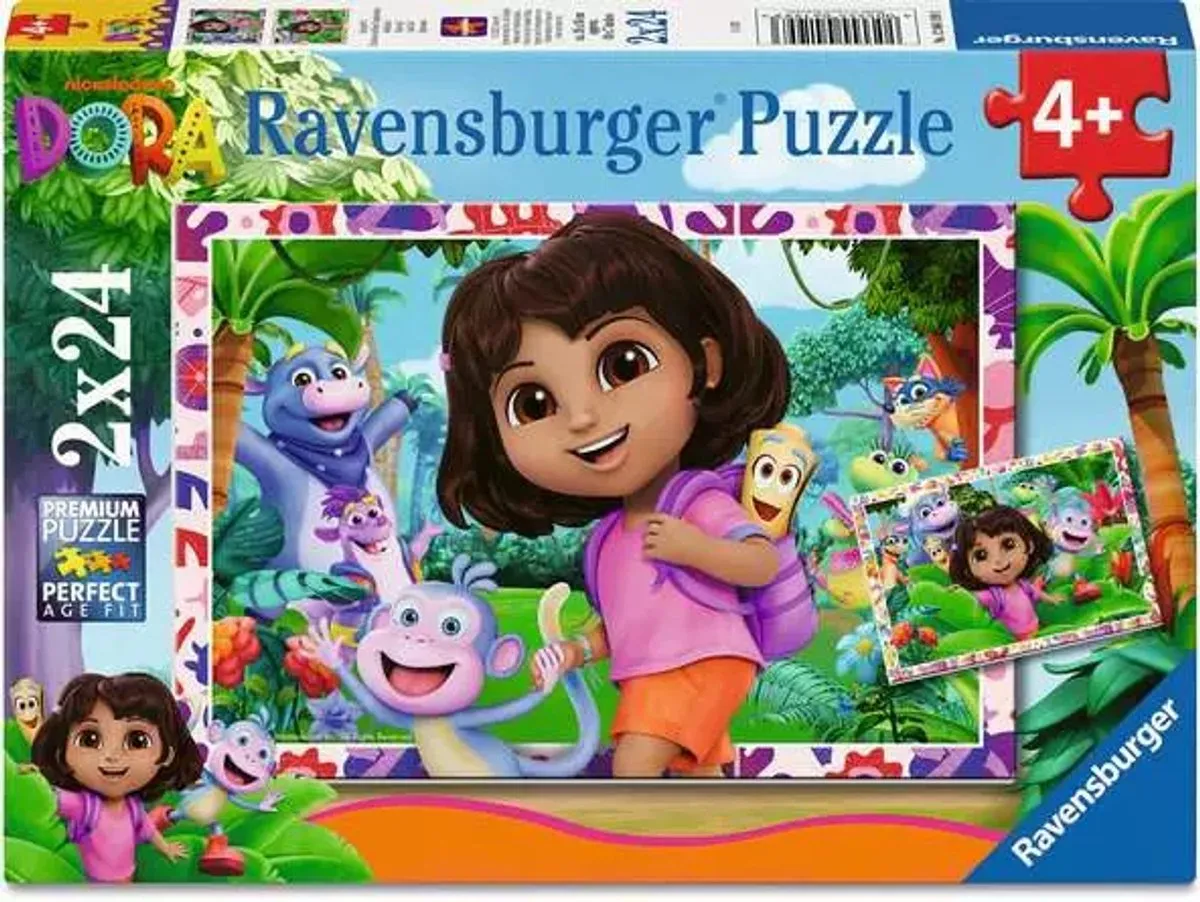 Ravensburger Dora the Explorer Kinderpuzzle 24 Stuks - Meerkleurig - afbeelding 3 van 3
