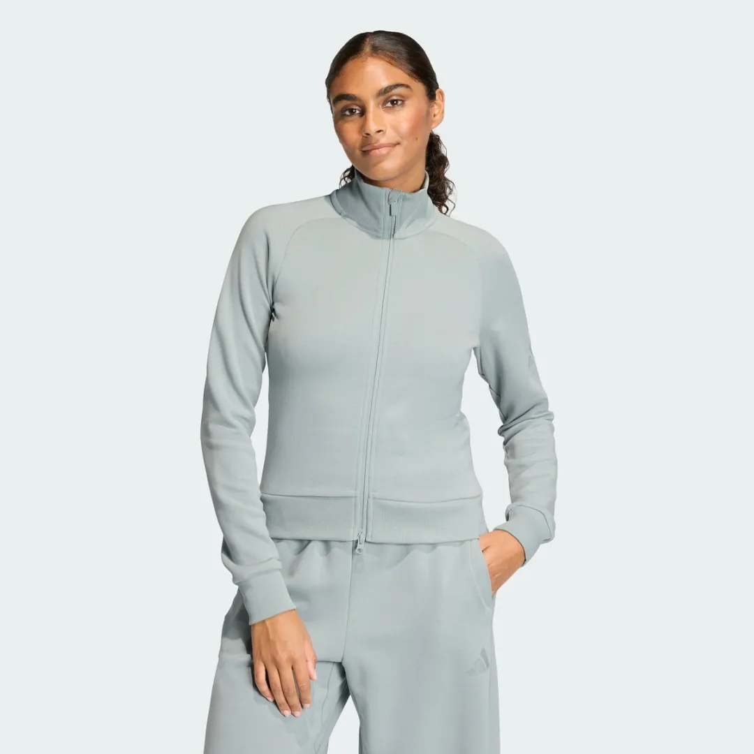Adidas Soft Lux Slim-fit Joggingpak KE9142 - Groen