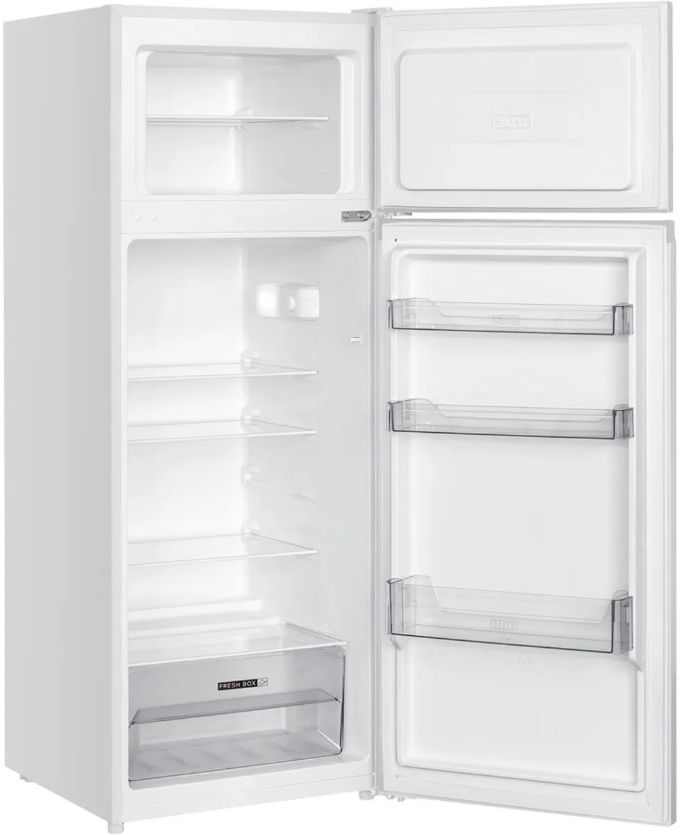 Whirlpool W55T0412W Koel-vriescombinatie Vrijstaand 206L - Wit