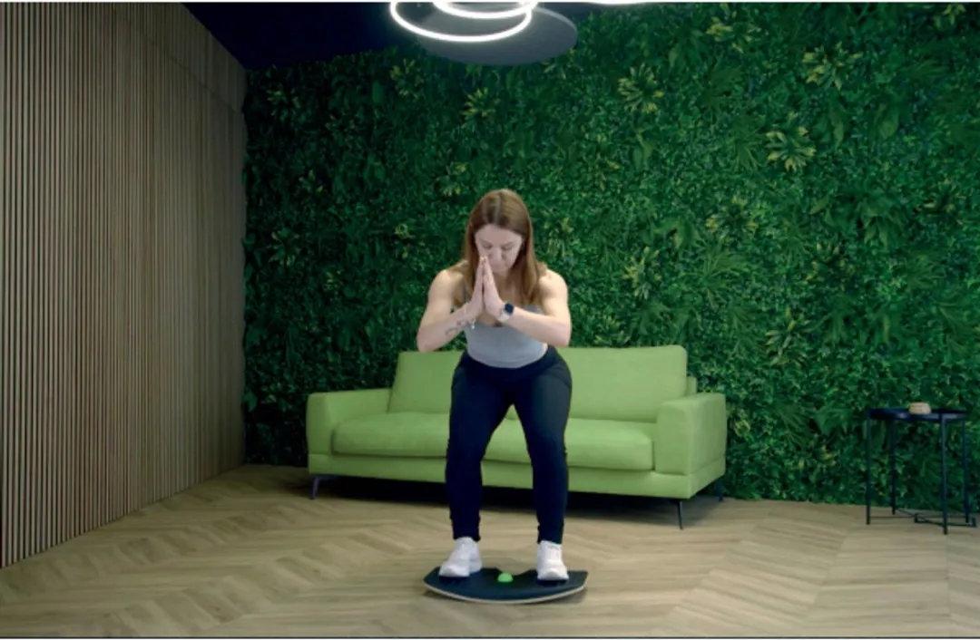 Leitz Ergo Actief Balance Board Donkergrijs - met Massagebal