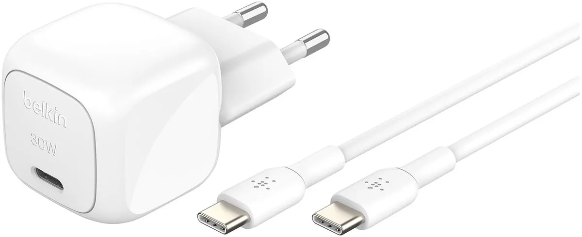 Belkin WCA008kq1MWH-B6 USB-C Wandlader 30W - Wit