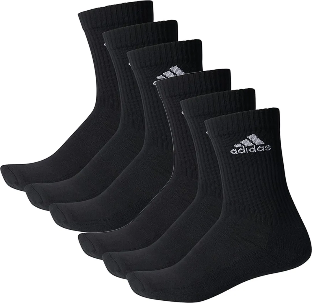 adidas Cushioned Crew Tennissokken 6 Stuks - Grey Melange
