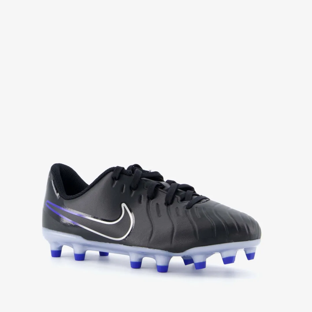 Nike Legend 10 Academy FG/MG Voetbalschoenen Junior - 36 - Blauw/Wit