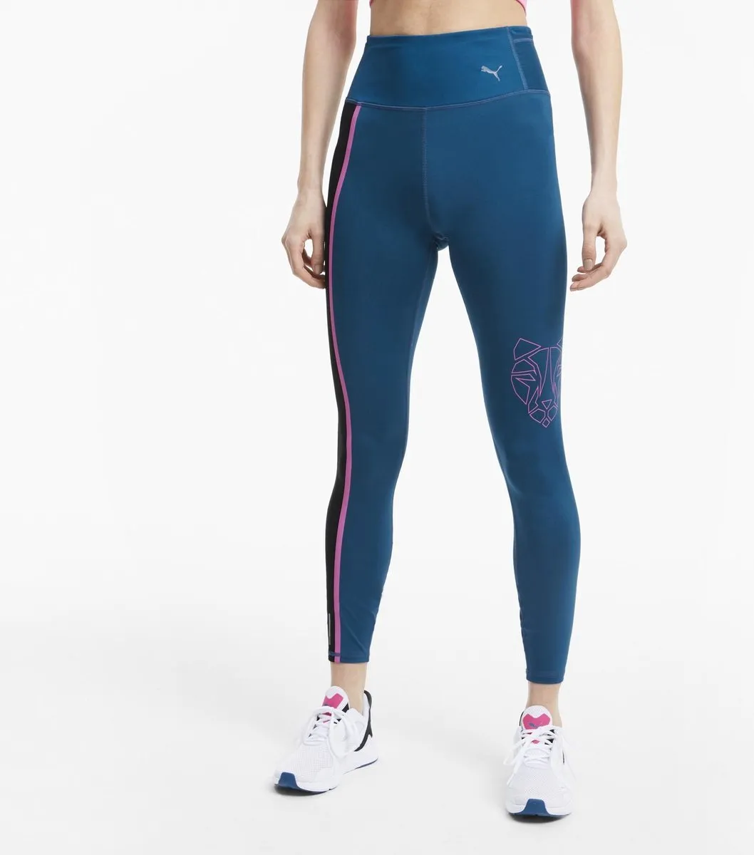 PUMA Train High Rise 7/8 Tight Digi-Blue - Maat S - afbeelding 3 van 6