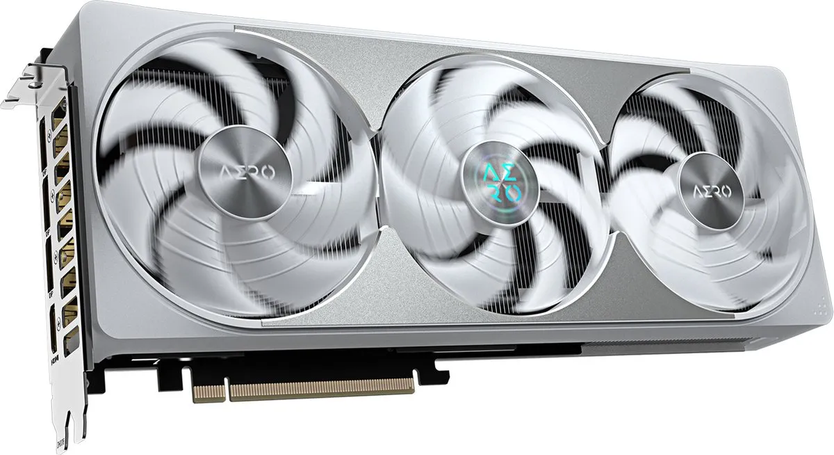 Gigabyte GeForce RTX 5080 AERO OC SFF Videokaart 16GB - GV-N5080AERO OC-16GD - Wit