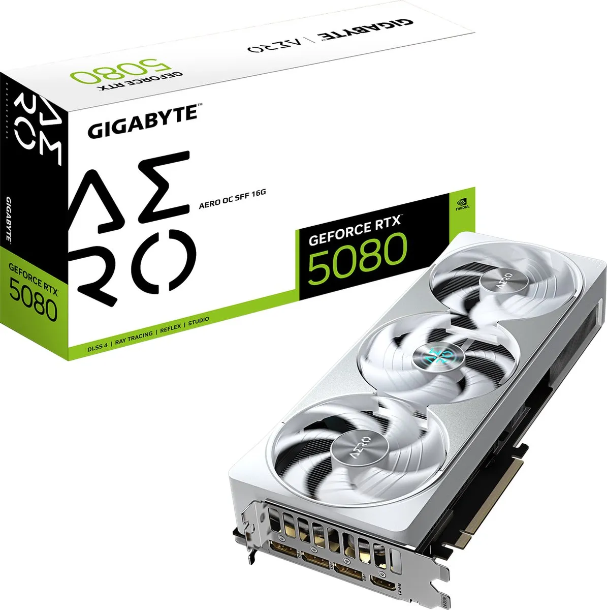 Gigabyte GeForce RTX 5080 AERO OC SFF Videokaart 16GB