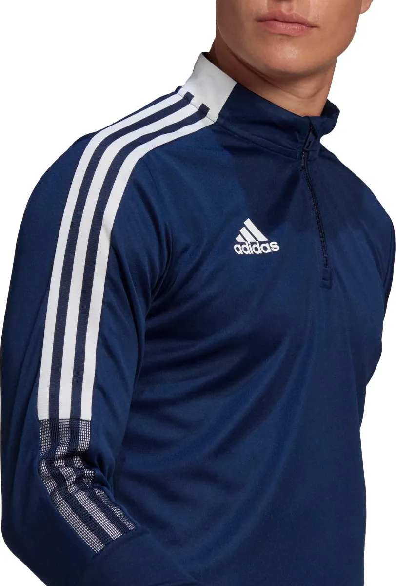 adidas Tiro 21 Heren Ziptop - Maat S Marine