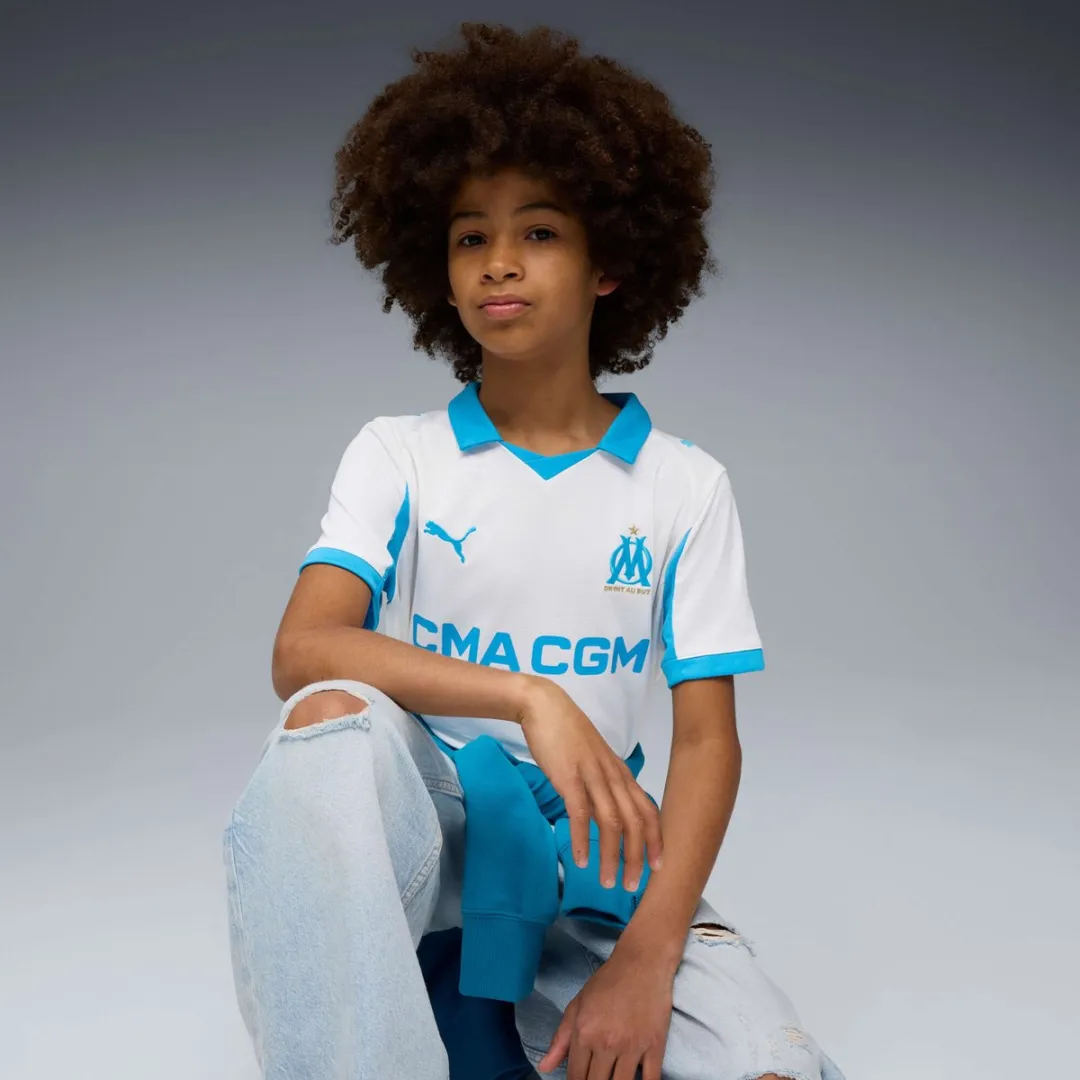 PUMA Olympique Marseille 25/26 Replica T-shirt Junior Wit