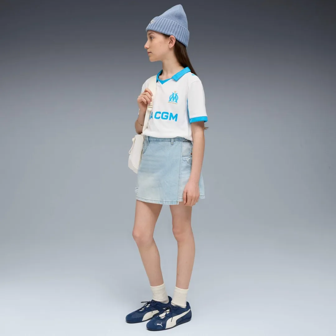 PUMA Olympique Marseille 25/26 Replica T-shirt Junior Wit