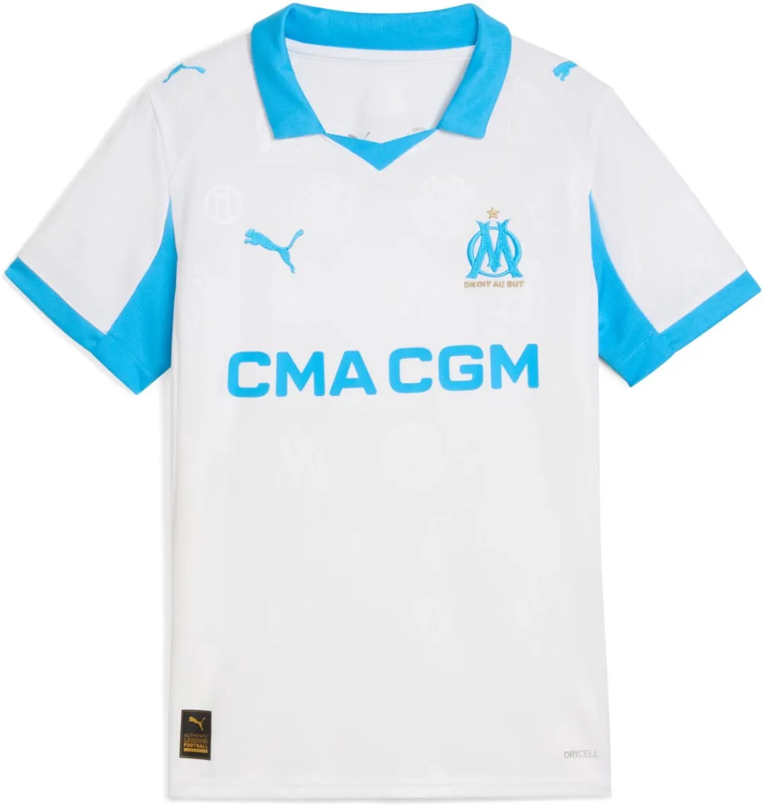 PUMA Olympique Marseille 25/26 Replica T-shirt Junior Wit