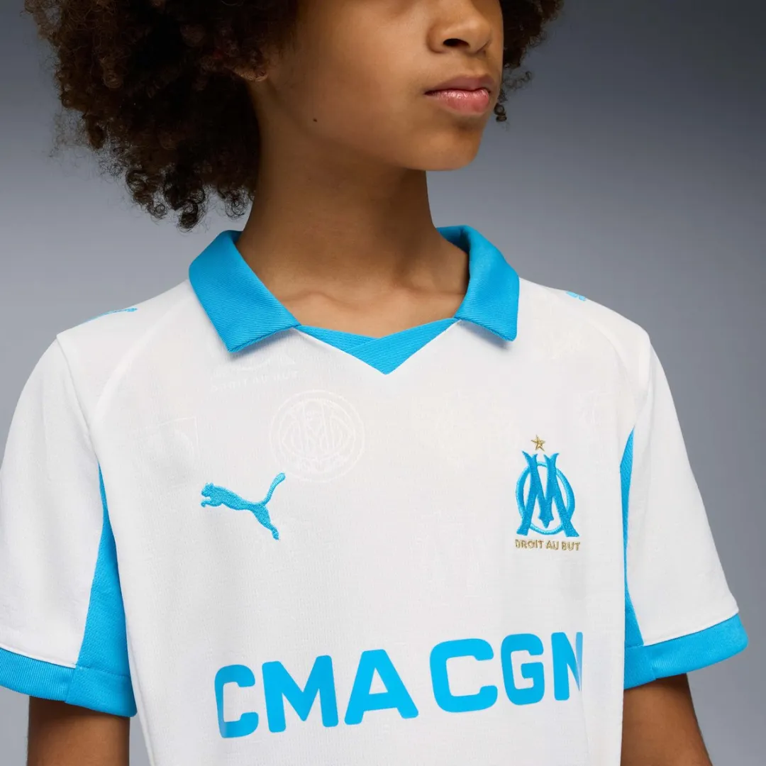 PUMA Olympique Marseille 25/26 Replica T-shirt Junior Wit
