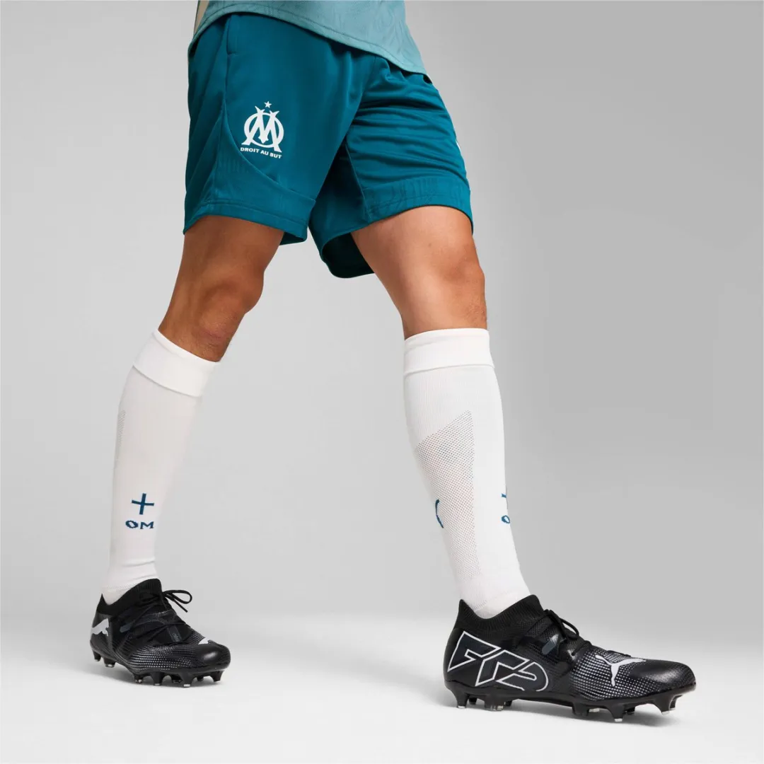 PUMA OM Training Shorts 778246 - S - Ocean Tropic-White