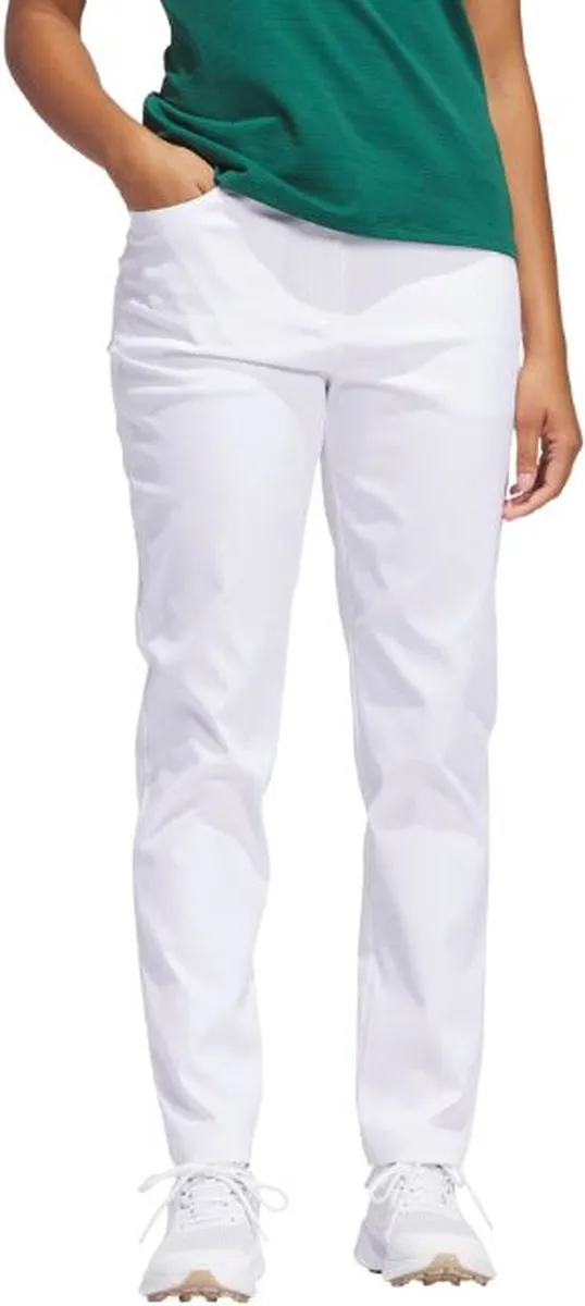 Adidas W Ultimate 5 Pocket Golfbroek Wit L - afbeelding 6 van 6