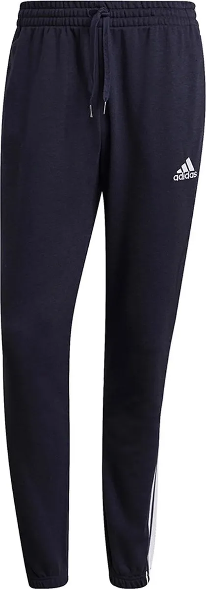 Adidas Essential French Terry Tapered 3-Stripes Trainingsbroek S - Marine
