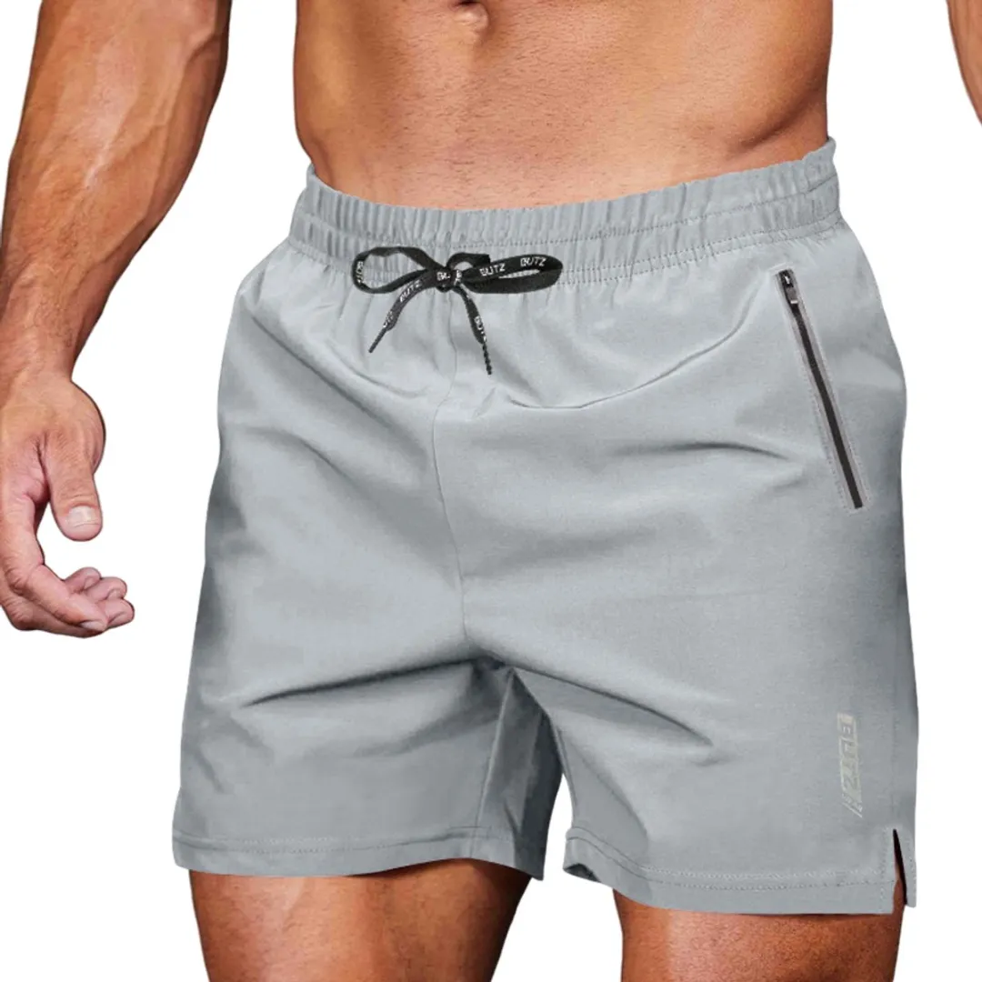 RedParrot Heren Sportbroek Short Grijs