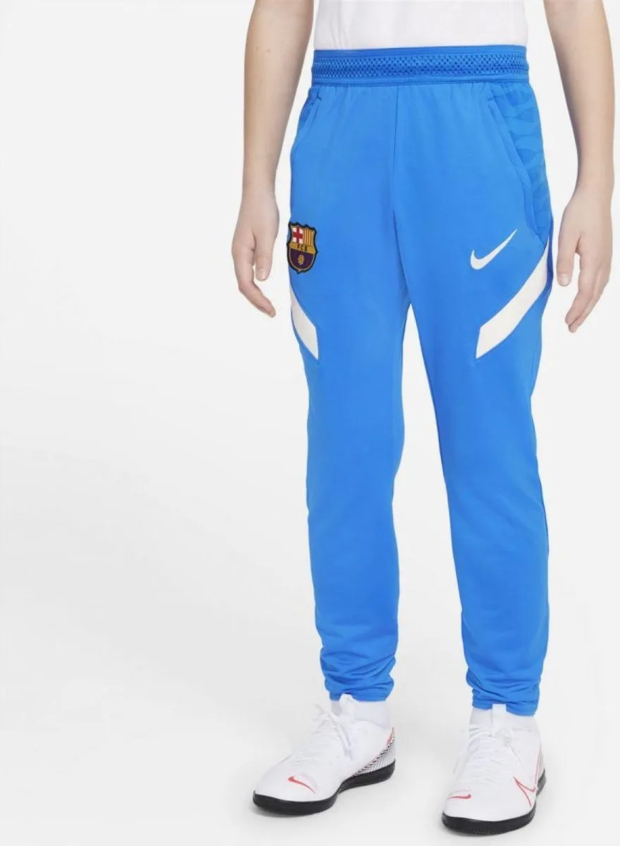 Nike Trainingsbroek CW2167-427 - Maat 164 - Blauw/Wit