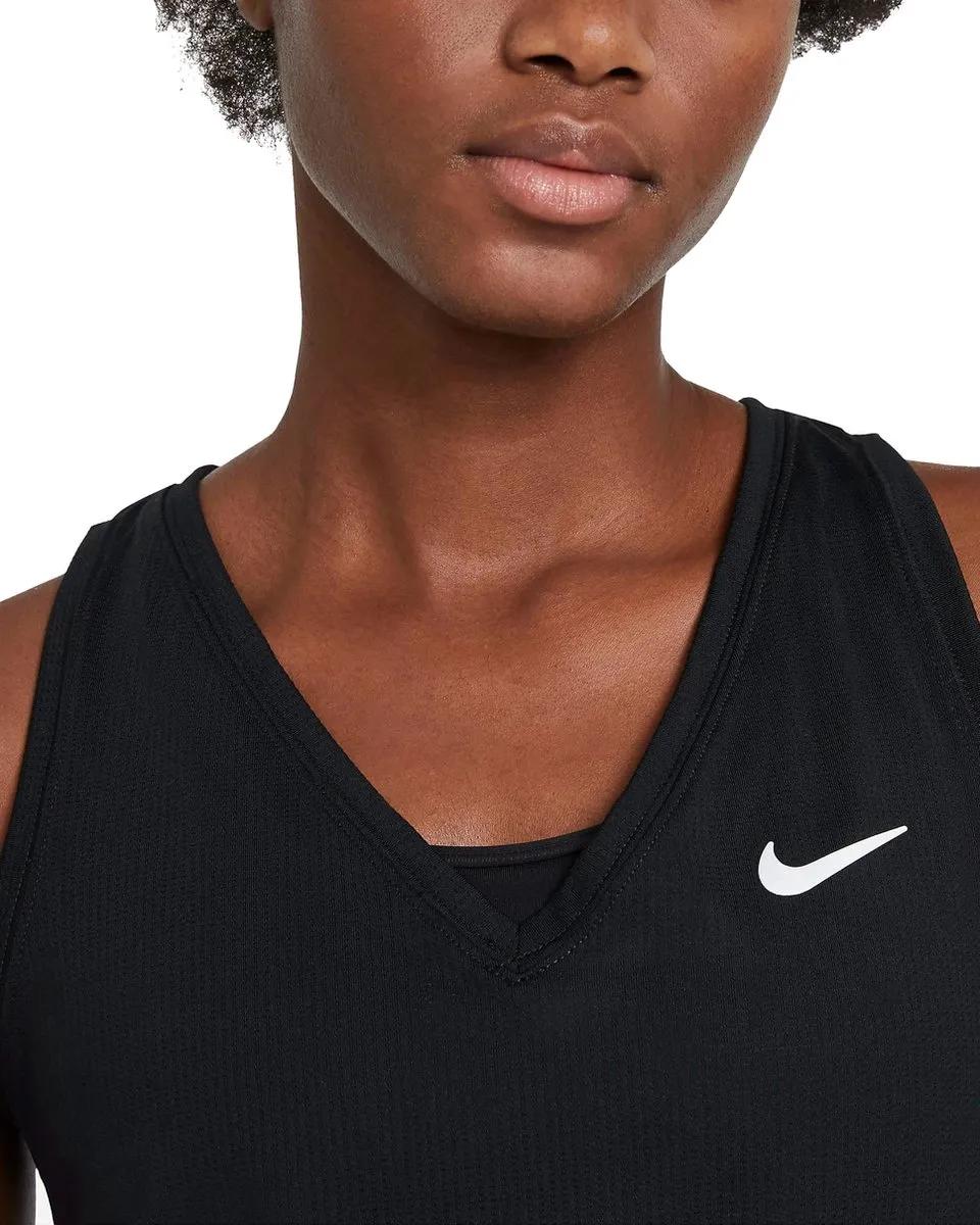 Nike Court Victory Tennistop Dames CV4784-010 - XS - Zwart