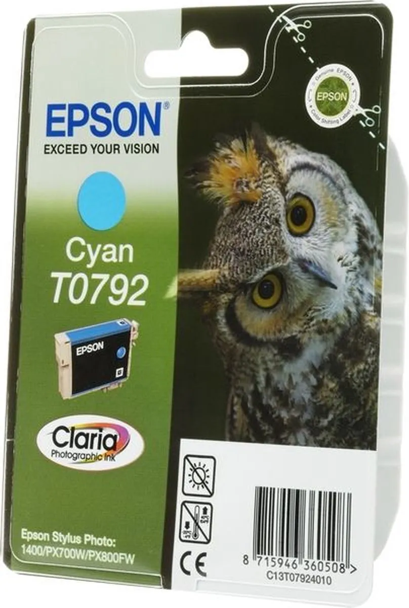 Epson T079240 Cyan Inktcartridge - 10ml