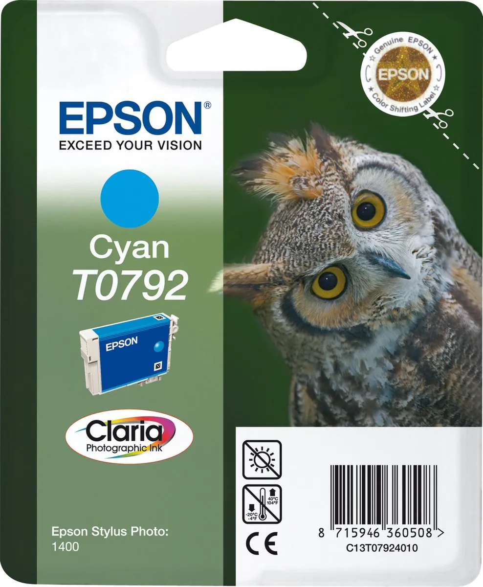 Epson T079240 Cyan Inktcartridge
