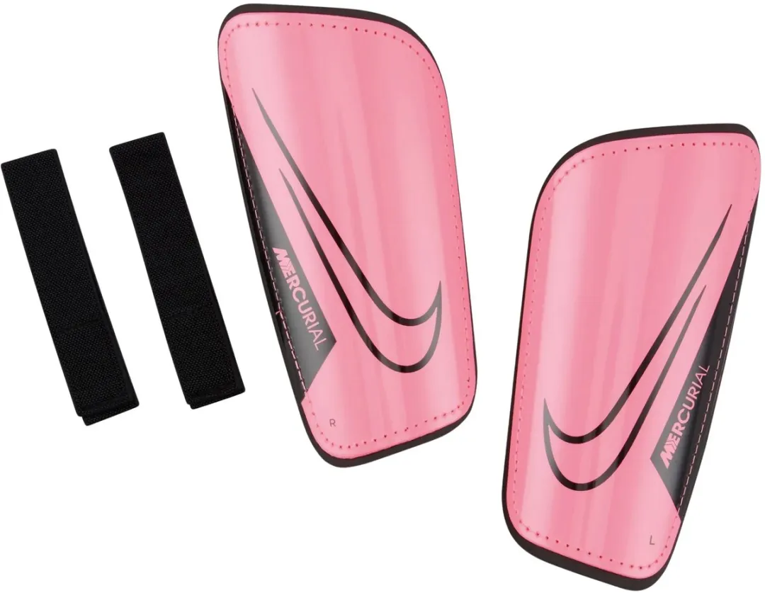 Nike Mercurial Hardshell Scheenbeschermers XL - Roze/Zwart