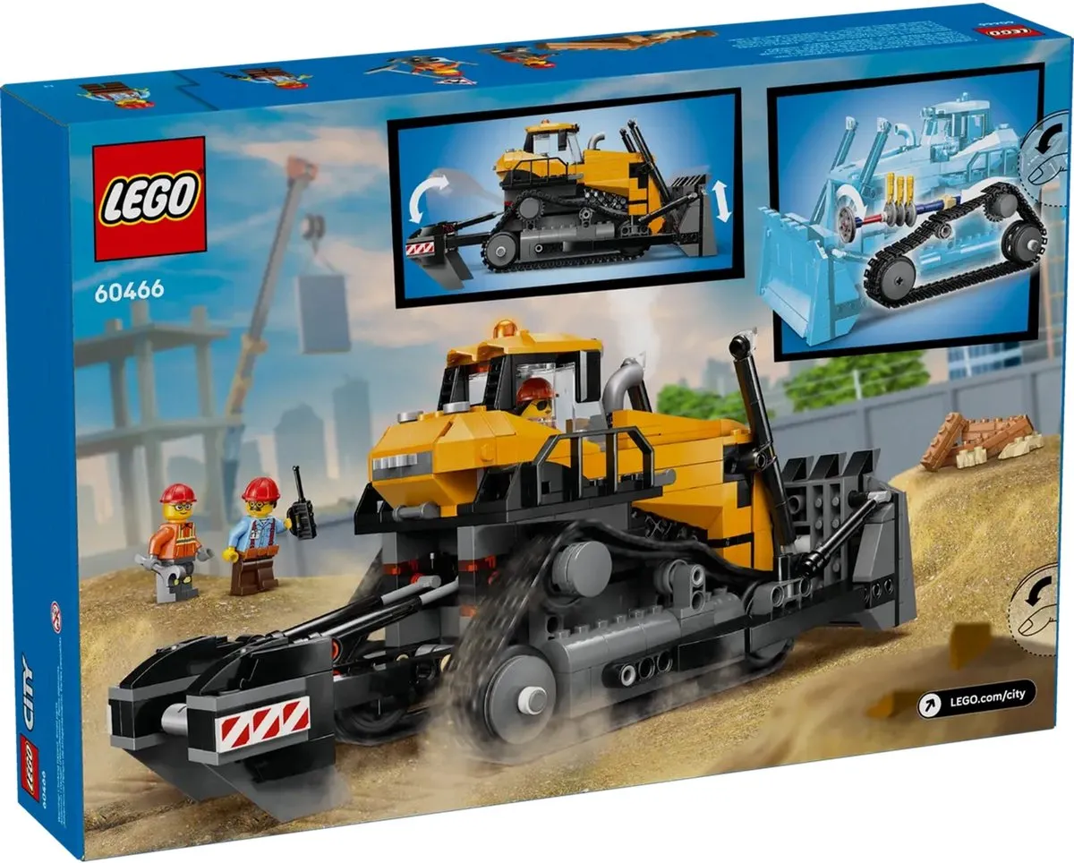 LEGO City Gele Bulldozer 60466 - 682 Stukken - afbeelding 6 van 6