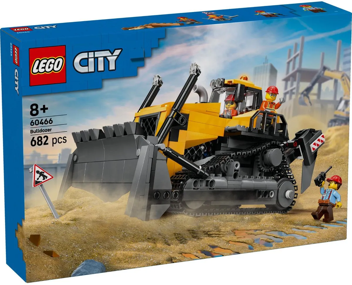 LEGO City Gele Bulldozer 60466 - 682 Stukken