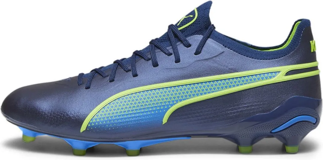 PUMA King Ultimate FG/AG Voetbalschoenen 46 - Blauw