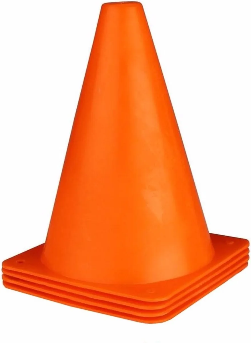 Johntoy Pionnen 20 Stuks - 17cm - Oranje