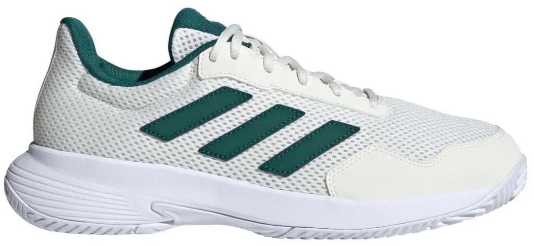 Adidas Court Spec 2 Clay Tennisschoenen - Heren 46 - Off White/Groen
