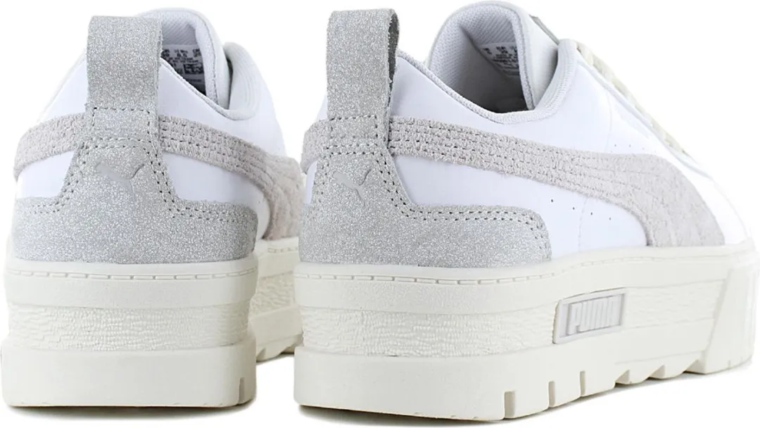 PUMA Mayze Thrifted Platform Dames Sneakers - Wit 389861-01 - afbeelding 5 van 6