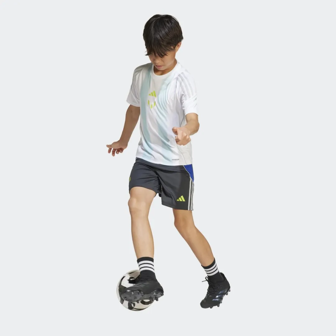 adidas Messi TR JSY Y - Voetbalshirt - 116 - Wit/Blauw - afbeelding 6 van 6