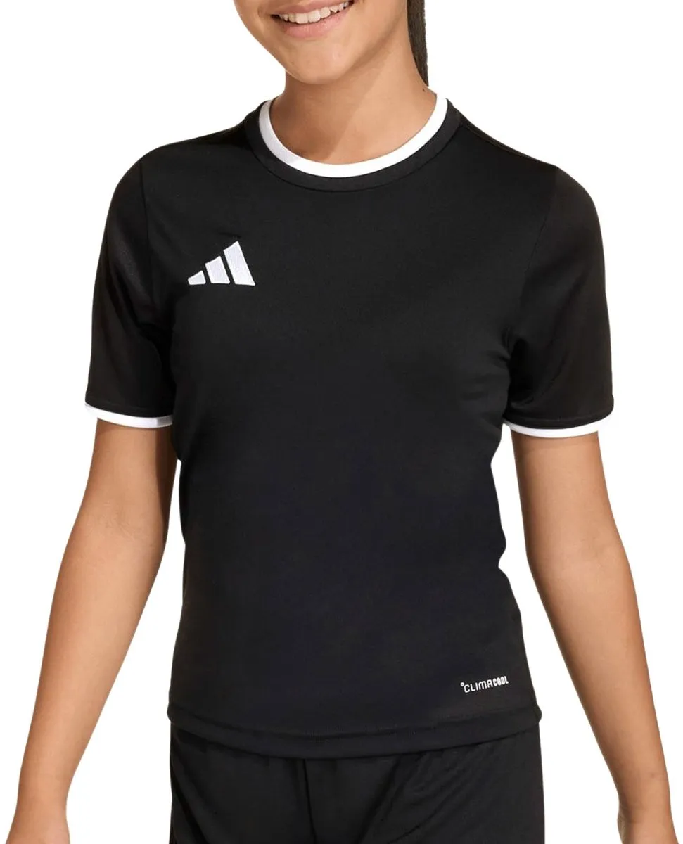 Adidas Entrada 26 Shirt Junior 164 - Blauw/Wit