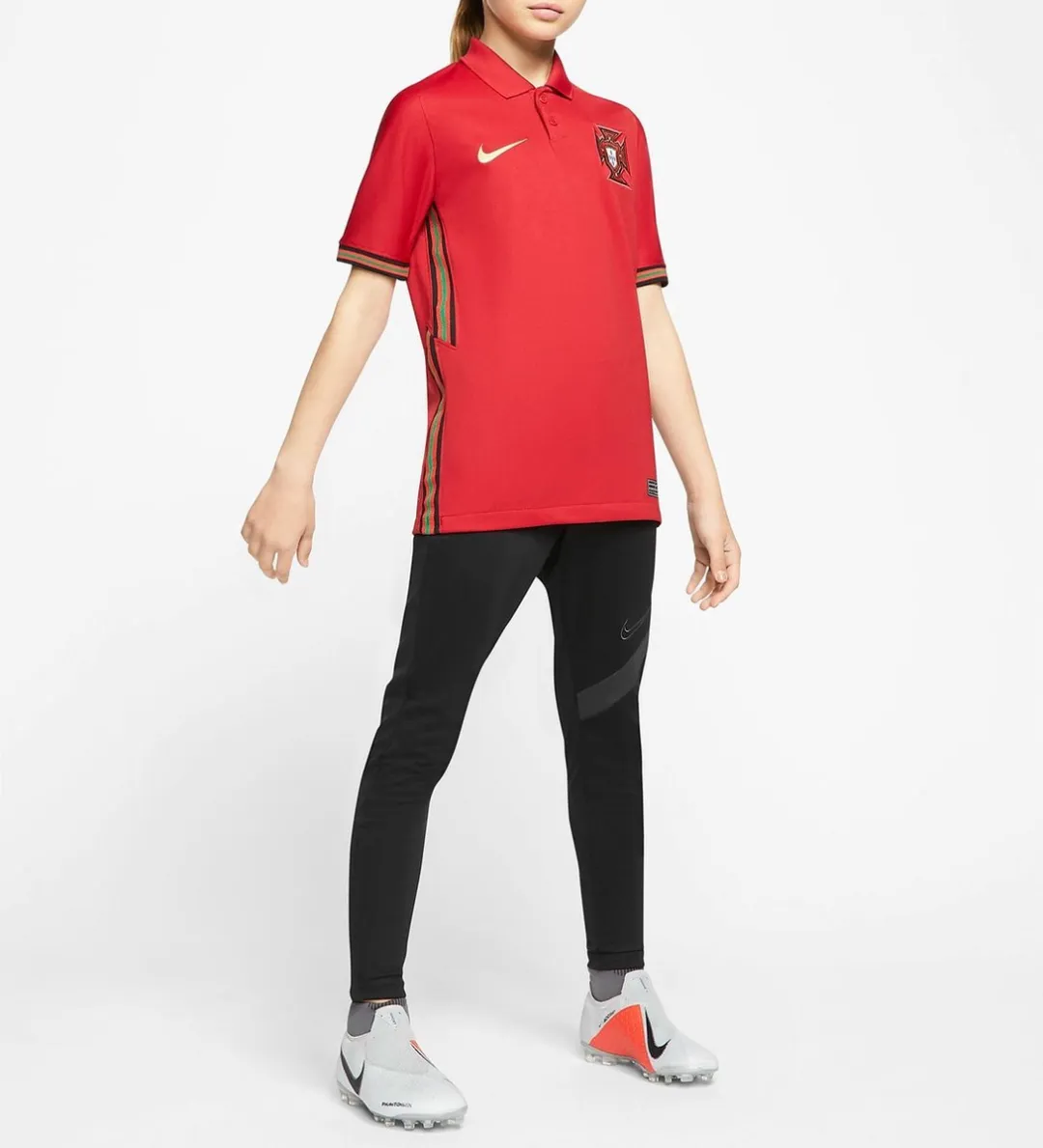 Nike Portugal 2020 Stadium Home Shirt - Maat 140 - Rood