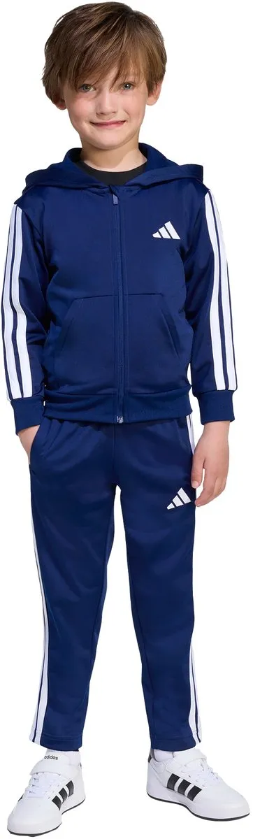 adidas Essentials Trainingspak Kids JX8753 - 110 - Blauw