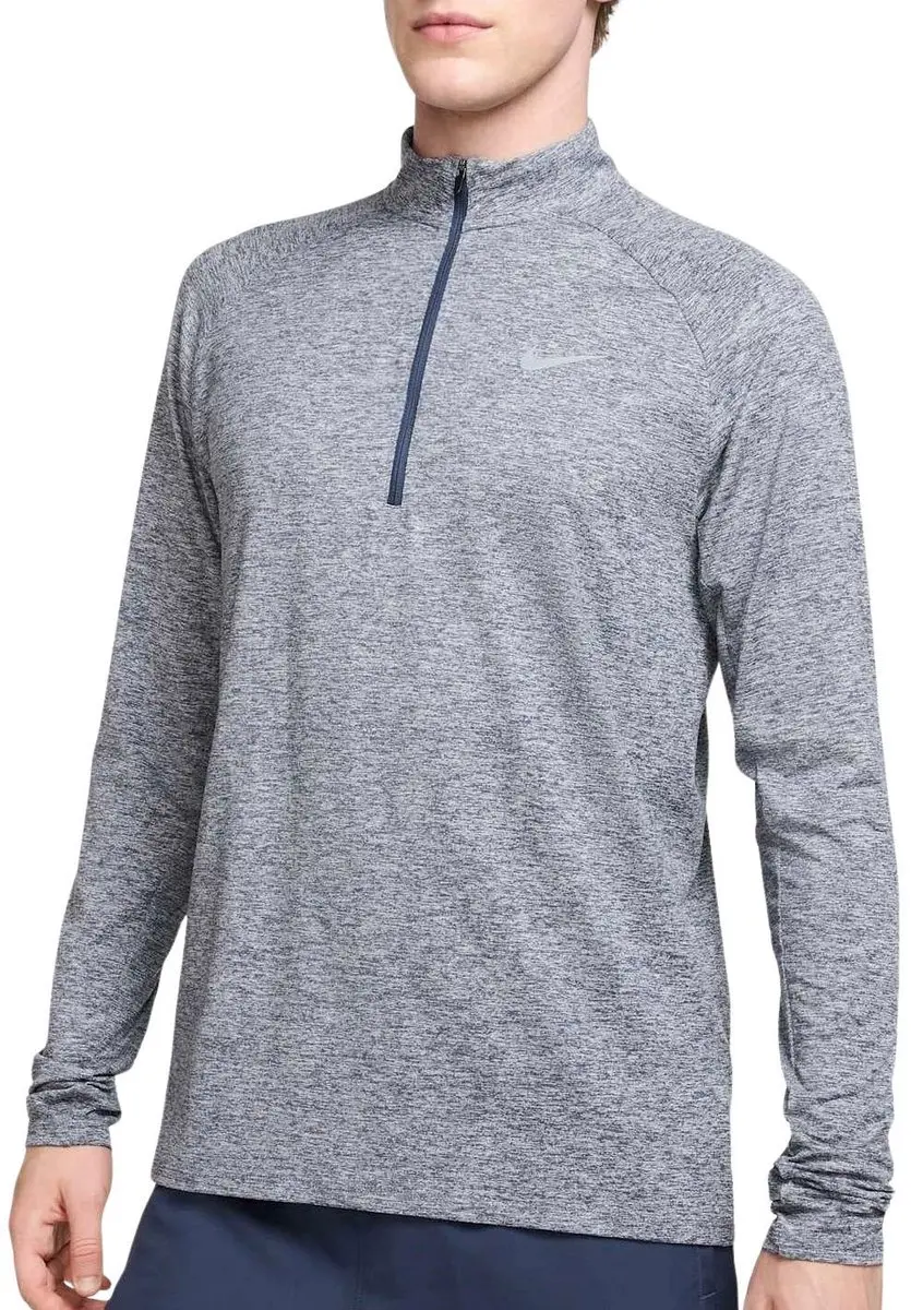 Nike Stride Dri-FIT Half-Zip Hardloopshirt Heren S - Zwart