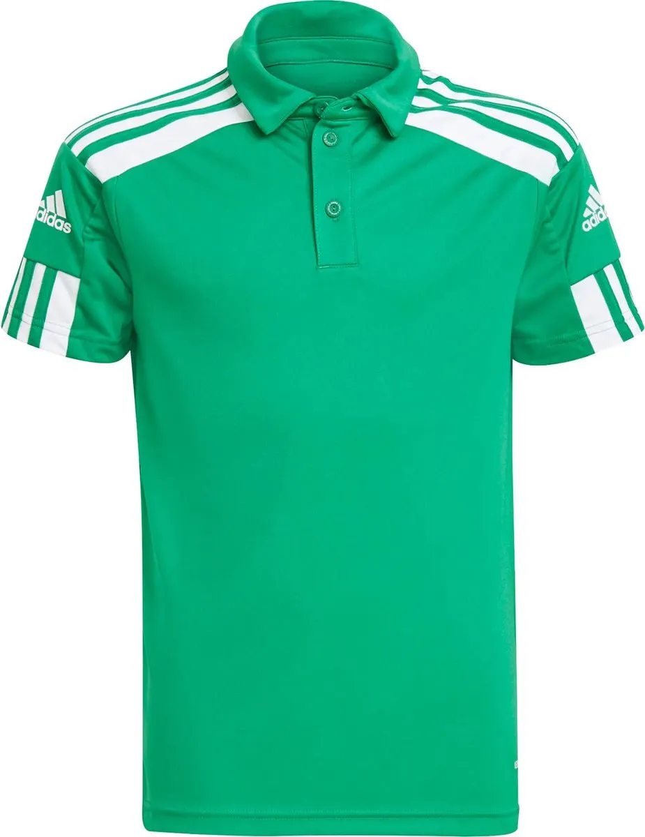 Adidas Squadra 21 Polo Kinderen 116 - Groen/Wit