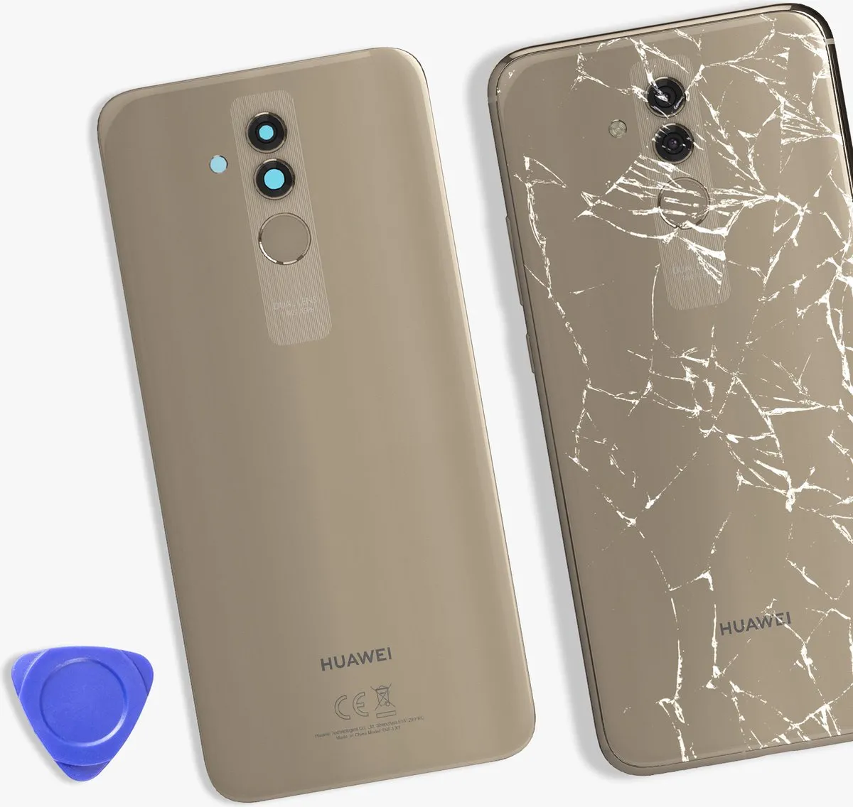Huawei Achterruit Mate 20 Lite - Goud