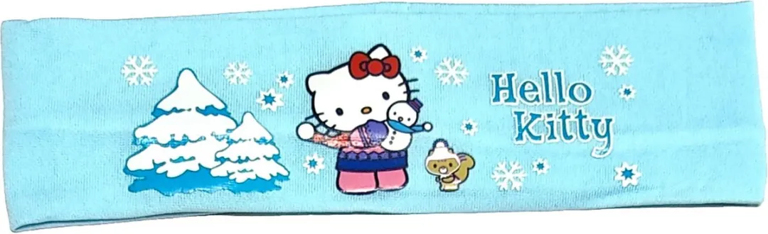 Hello Kitty Haarband Winter Blauw