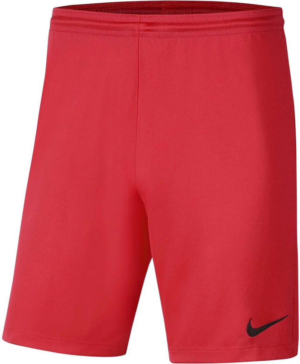 Nike Park III Short Heren L - Bordeaux Rood