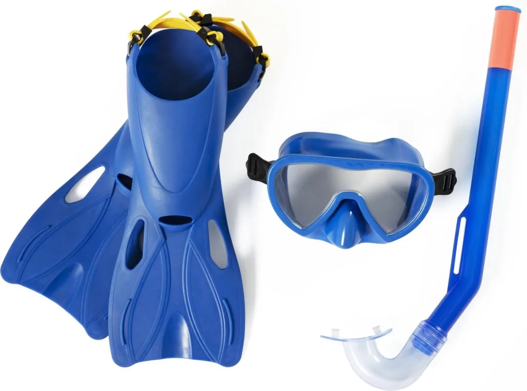 Bestway Hydro Swim Snorkelset Lil Flapper 3 Jr+ - Blauw/Roz