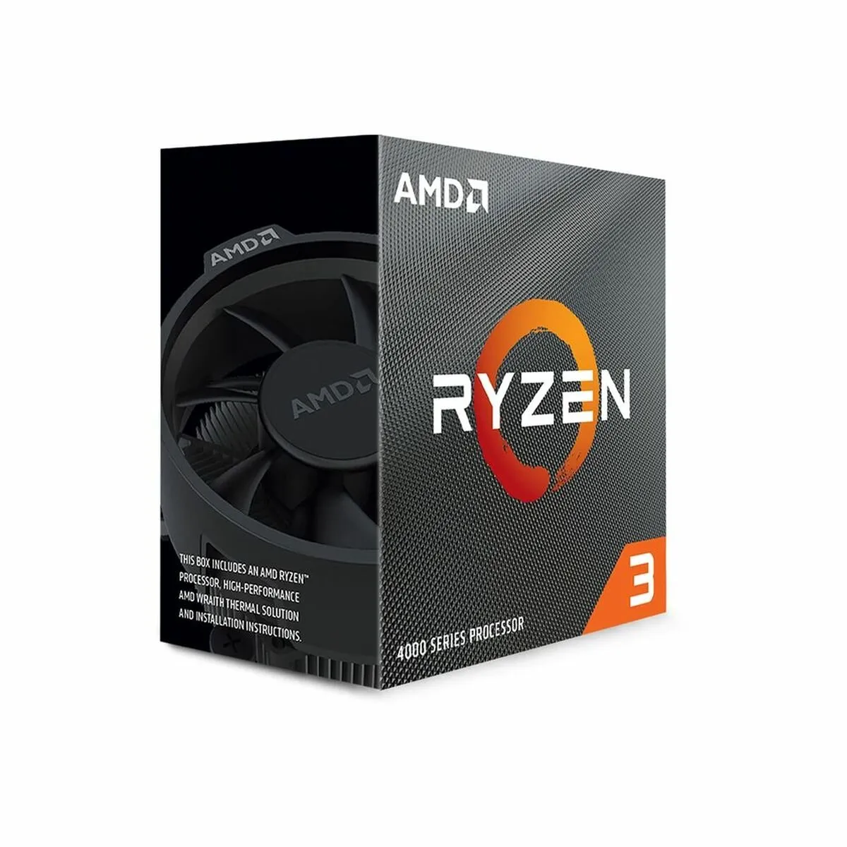 AMD Ryzen 3 4100 Boxed - Desktop processor - CPU - 4 Core - 8 Threads - 3,8GHz/4GHz - Socket AM4 - Inclusief koeler