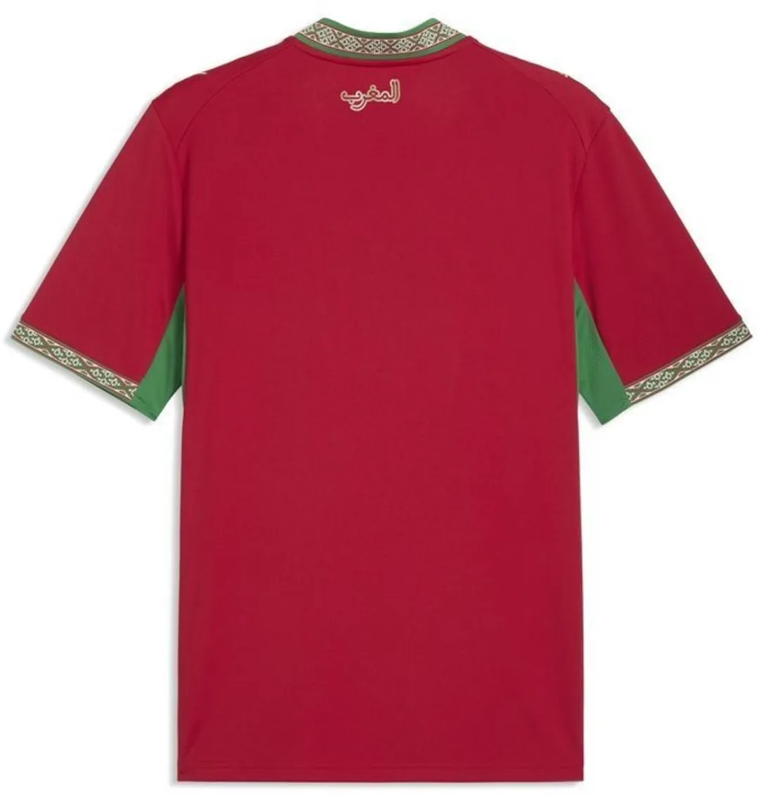 PUMA Marokko Thuisshirt 2026-2029 - M - Rood/ Groen