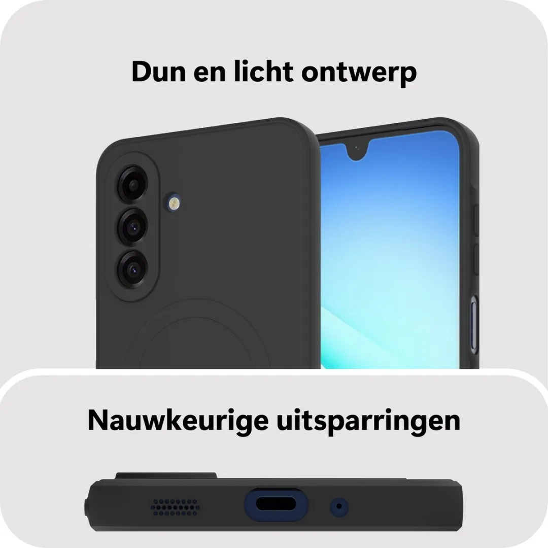 Just in Case Hoesje MSA2802KC1M Samsung Galaxy A17 - Zwart